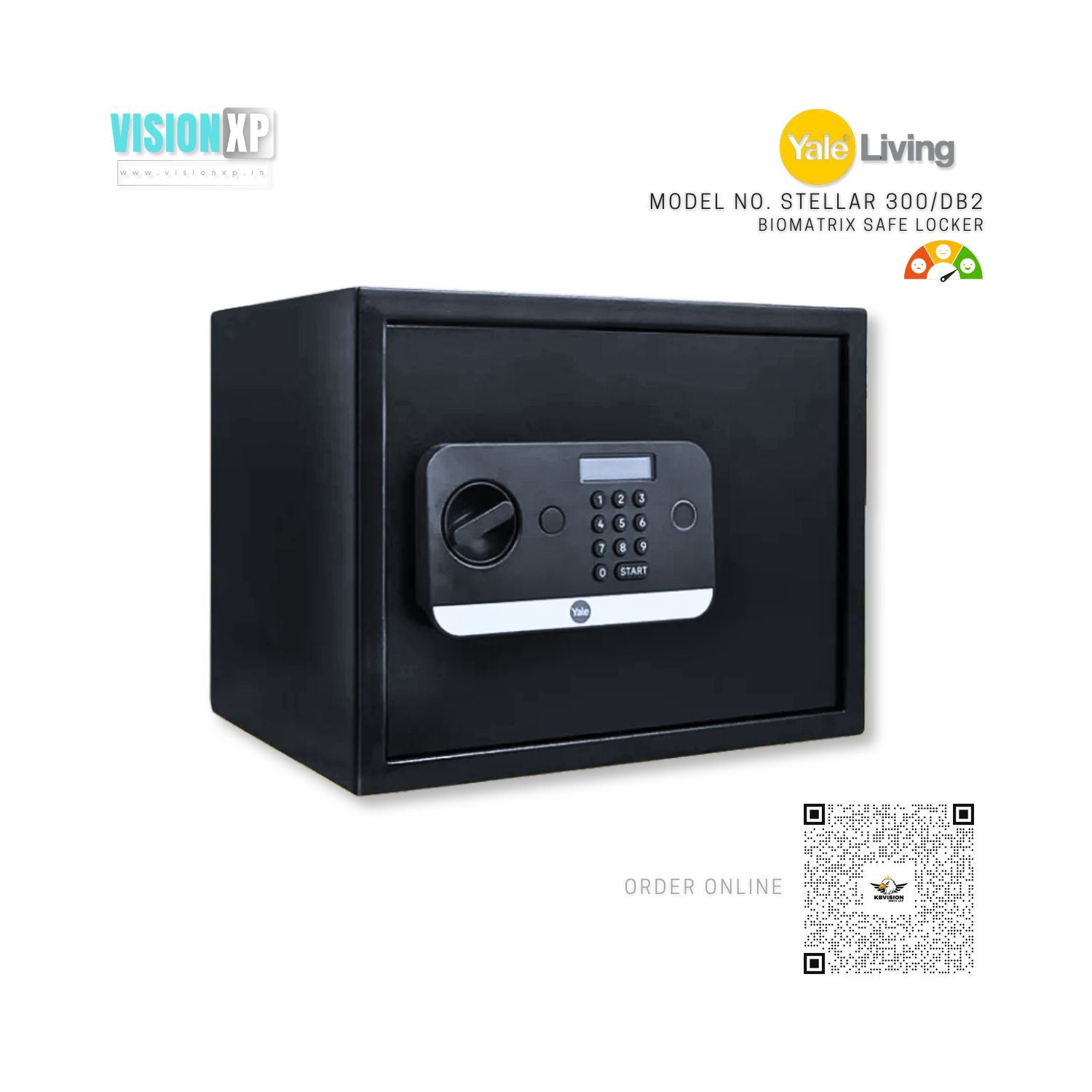Yale Stellar 300/DB2 Digital Fingerprint Biomatrix Safe Locker Yale Stellar 300/DB2 Digital Fingerprint Biomatrix Safe Locker